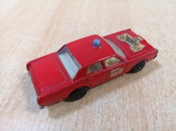 MATCHBOX MERCURY FIRE CHIEF No 59 1975 ENGLAND