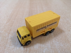 MATCHBOX MERCEDES CONTAINER TRUCK DEUTSCHE BUNDESPOST MB42 1977 ENGLAND