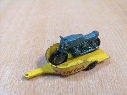 MATCHBOX MOTORCYCLE HONDA TRAILER No 38 1970 ENGLAND