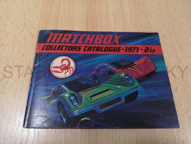 MATCHBOX 1971 COLLECTORS CATALOGUE KATALOG